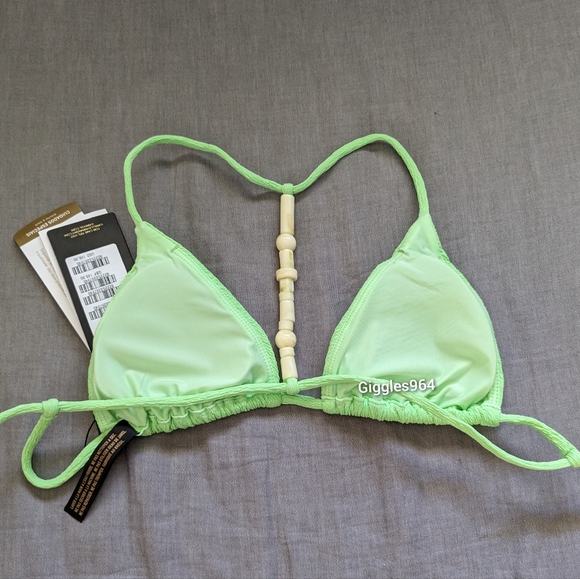 Vix Firenze Zene Beaded Bikini Set Lime Green - Picture 3 of 8